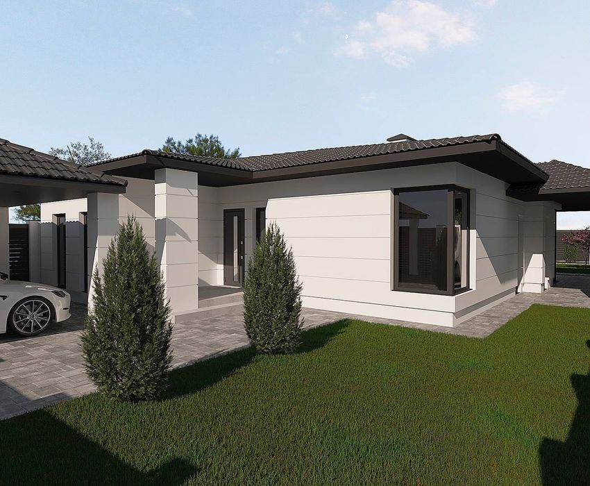 Одноэтажный дом с террасой‼️ Червонный Хутор! Рассрочка 18 месяцев!