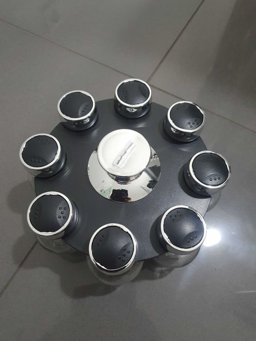 Suporte de especiarias rotativo, novo.438169730925864962