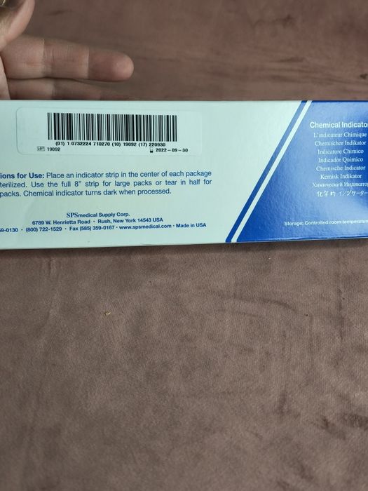 Paski testowe do autoklawu 31