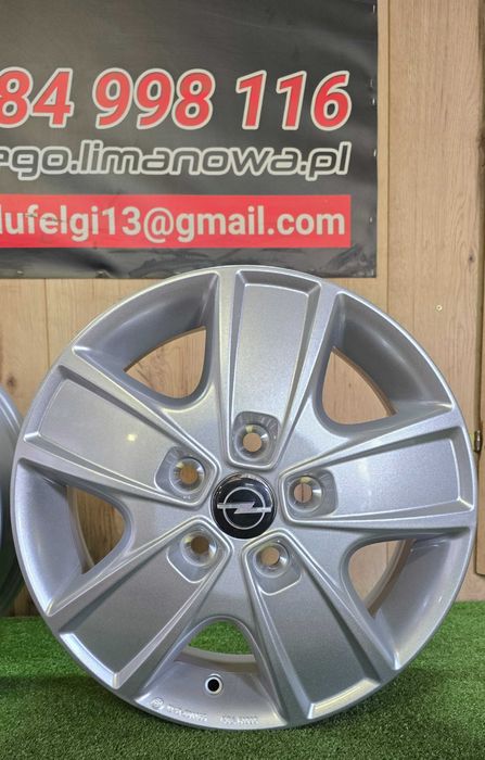 NOWE ALUFELGI OPEL 16x5x118 - Movano - Wzmacniane 1600KG na felgę