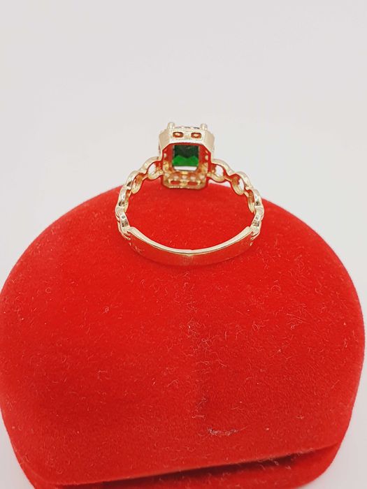 Śliczny złoty pierścionek 585 14K r.12