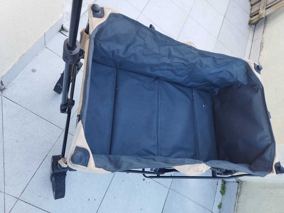 CARRINHO DE TRANSPORTE DESDOBRÁVEL PARA MATERIAL DE CAMPISMO - TROLLEY