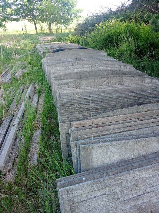 Płot betonowy płyty