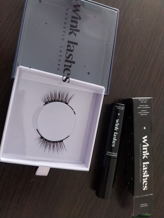 ZESTAW Wink lashes:  Eliner magnetyczny i sztuczne rzesy