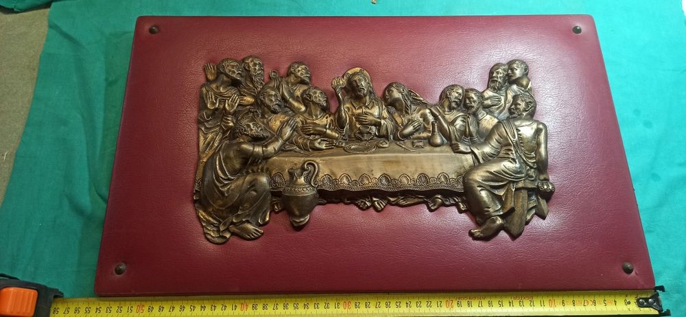 Última Ceia em bronze