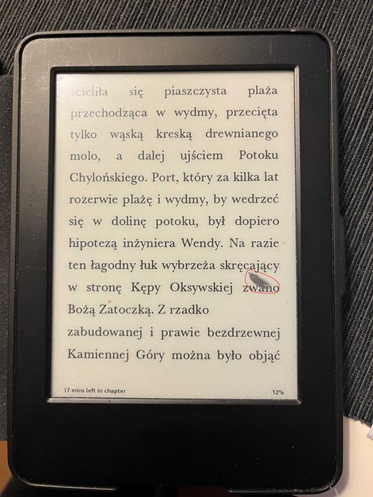 Kindle Amazon 7 generacja z reklamami