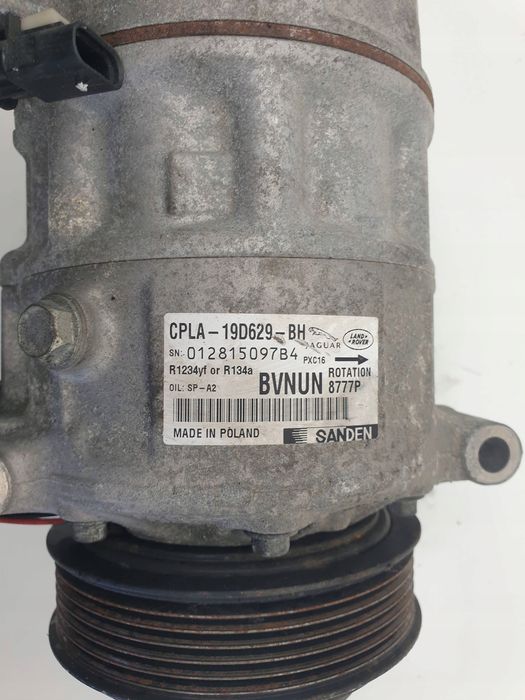 sprężarka klimatyzacji jaguar xe cpla-19d629-bh