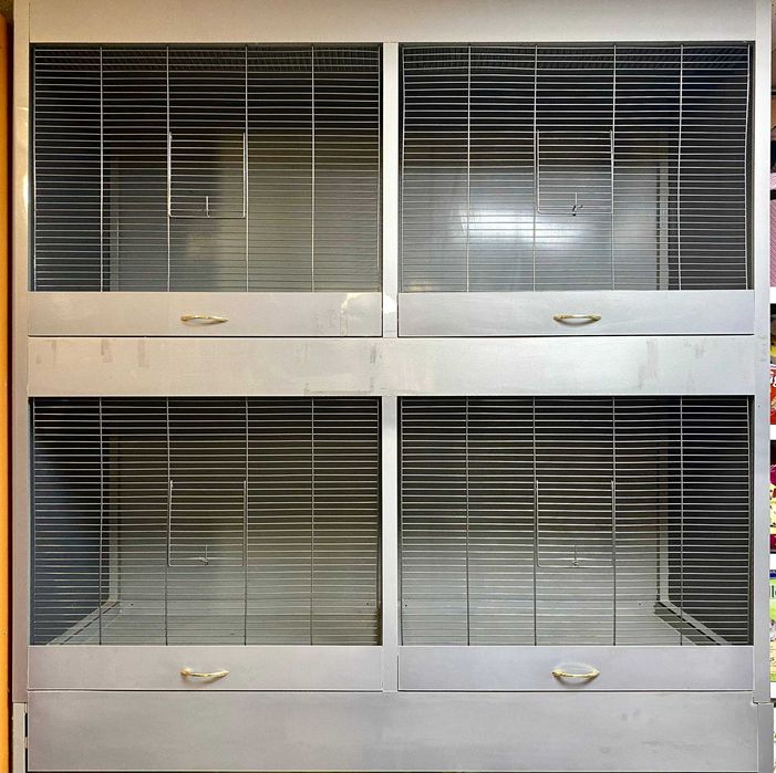 Клетка-витрина для содержания мелких грызунов и птиц