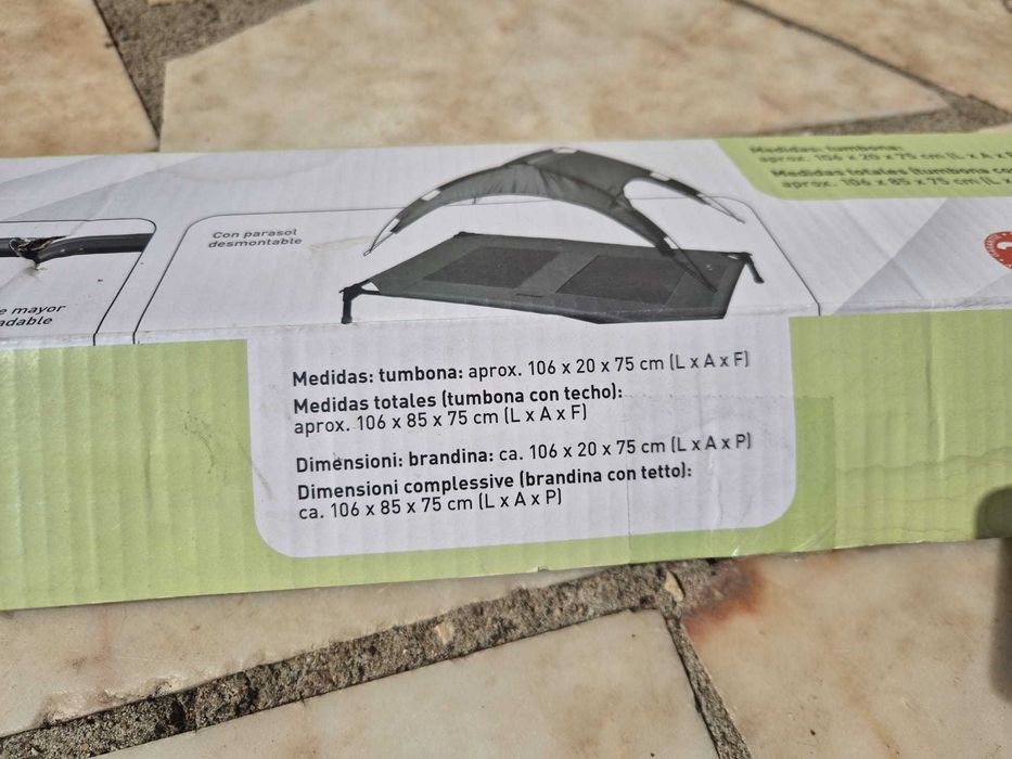 Cama elevada para cão