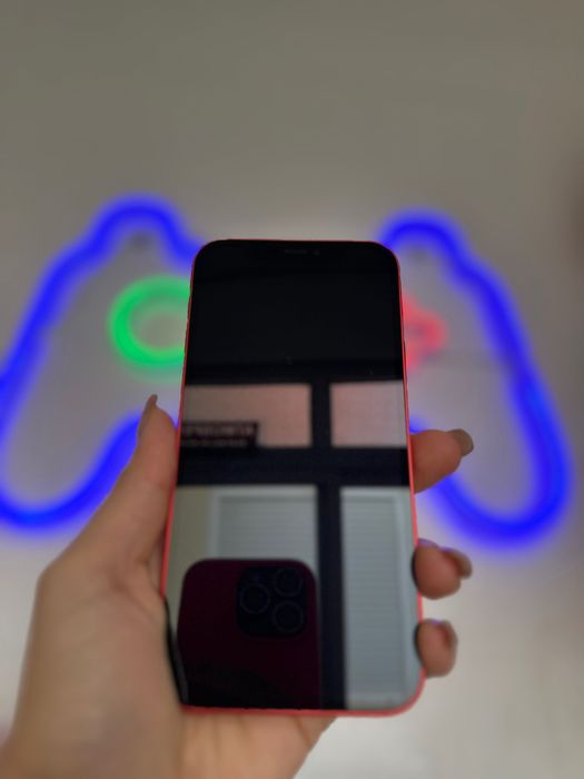 Iphone 12 64GB Vermelho – Como Novo, Sem Marcas, Completo!