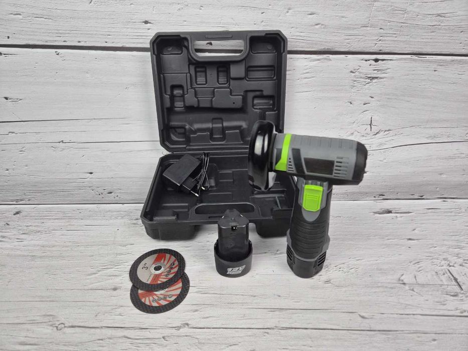 Promocja! Nowa szlifierka kątowa akumulatorowa 2x 2 0Ah z akcesoriami