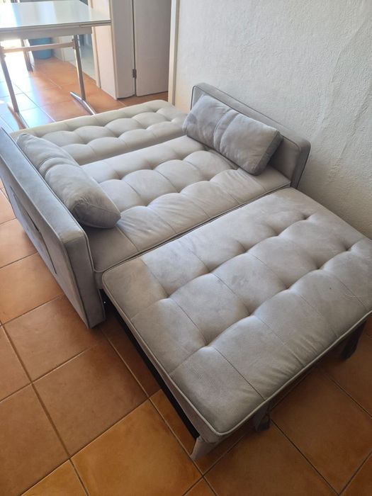 Frigorifico e sofà cama como novo vende-se