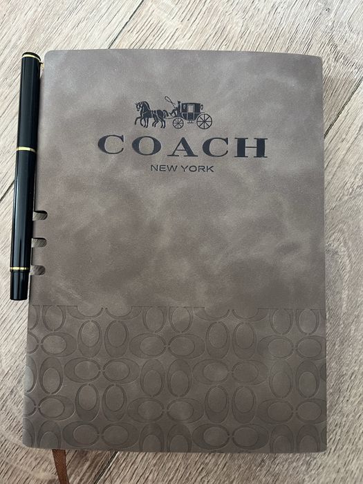 Блокнот з ручкою Coach без 2-х сторінок