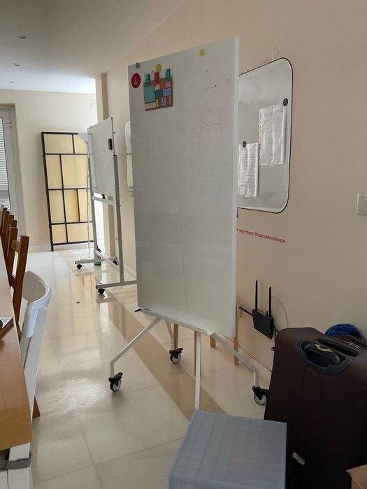 Quadro Branco Magnético IKEA (ELLOVEN) com rodas