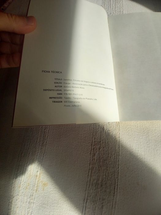 Semilhos Estudos de Língua e Cultura Mirandesas