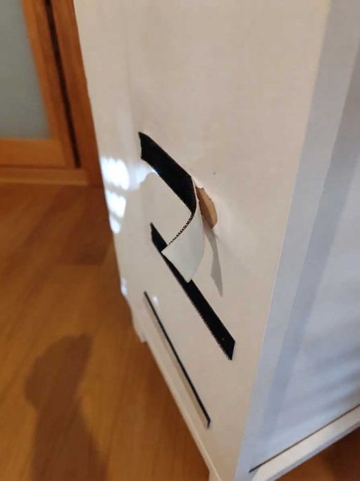 Móvel Besta Ikea c/ prateleira e 2 gavetas