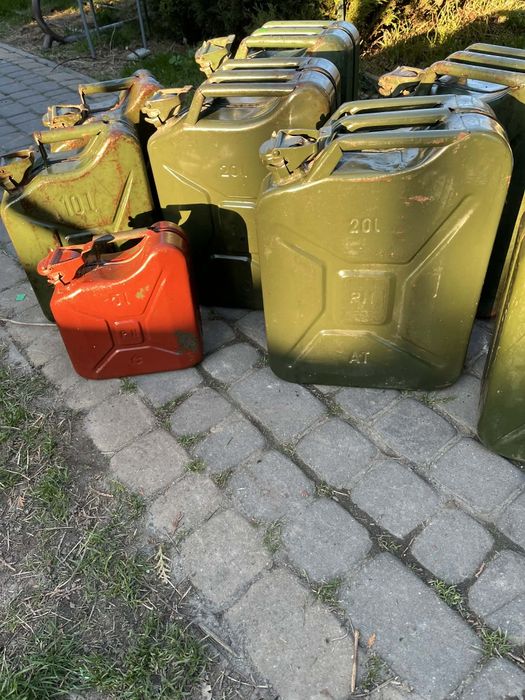 Kanistry metalowe na paliwo 5 10 20litrów