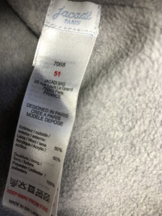 Conjunto Jacadi gorro cachecol e luvas tamanho 1-2 anos