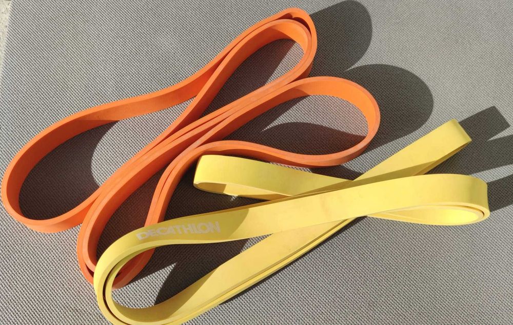 Elásticos de resistência para treino de musculação