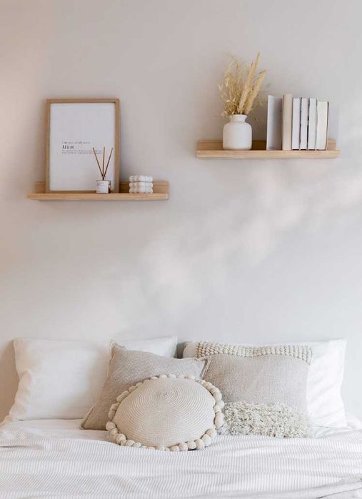 Conjunto 2 prateleiras em madeira pinho - Tydor - Sklum