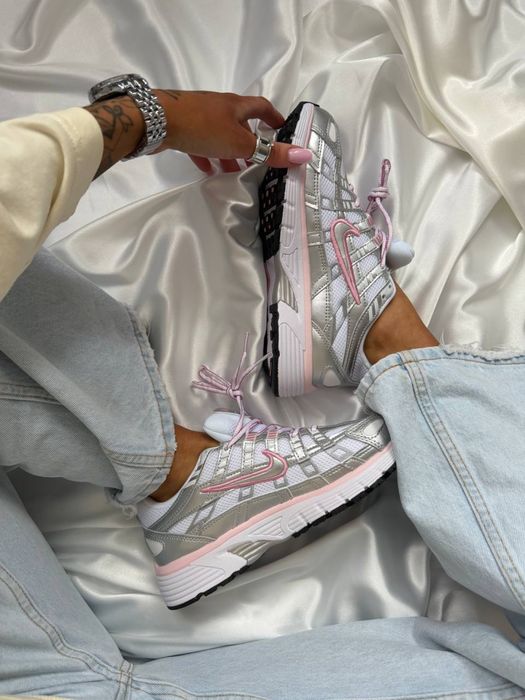 Жіночі кросівки Nike P-6000 White Elemental Pink 36-41