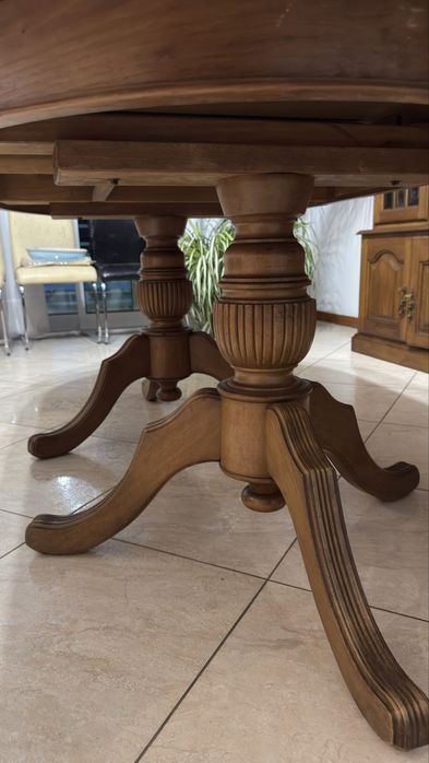 Mesa Maderia extensivel c/ 6 cadeiras