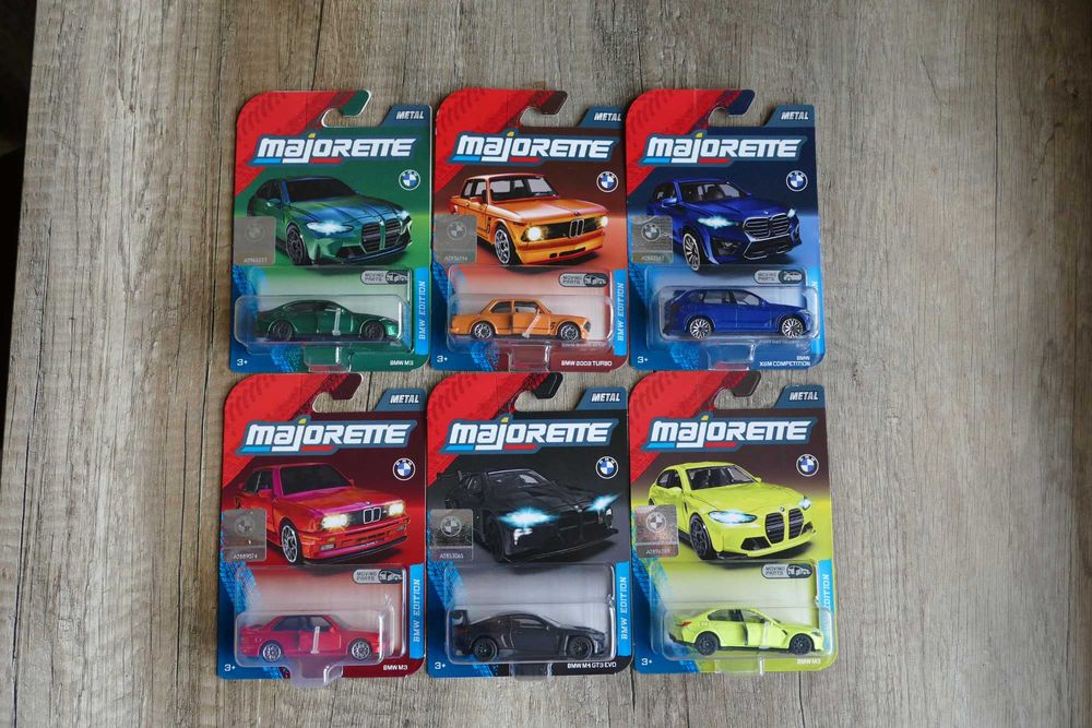 Majorette Premium Cars BMW Set 6szt Moving Parts