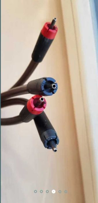 уникальный межблочный Slinkylinks (Австралия), RCA, 1 м, серебро