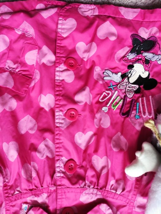 Płaszcz, kurtka jesienna, wiosenna Minnie, Disney