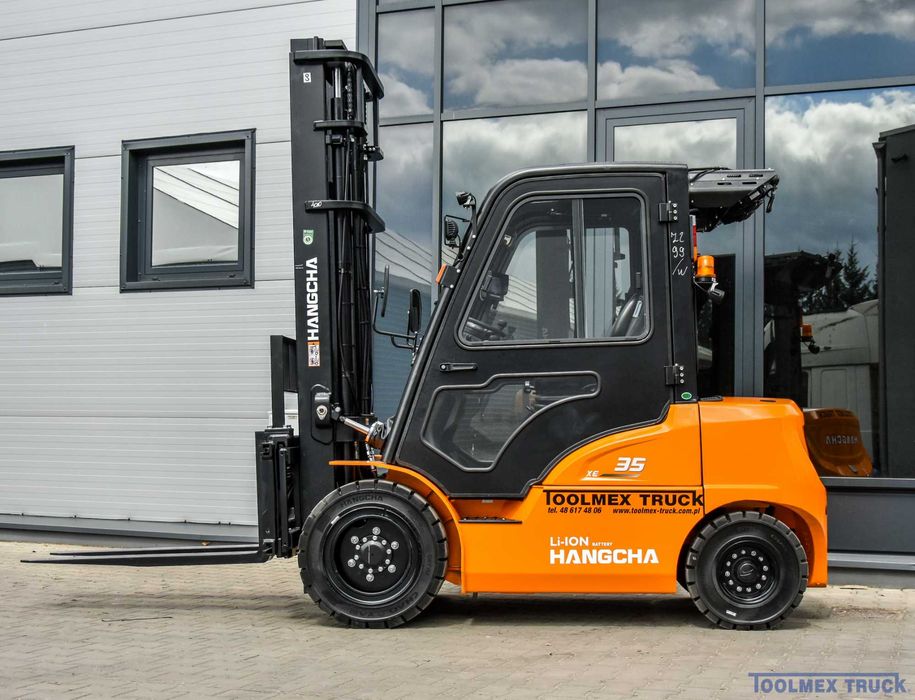Elektryczny Wózek Widłowy Hangcha CPD35-XEY2-SI + Kabina