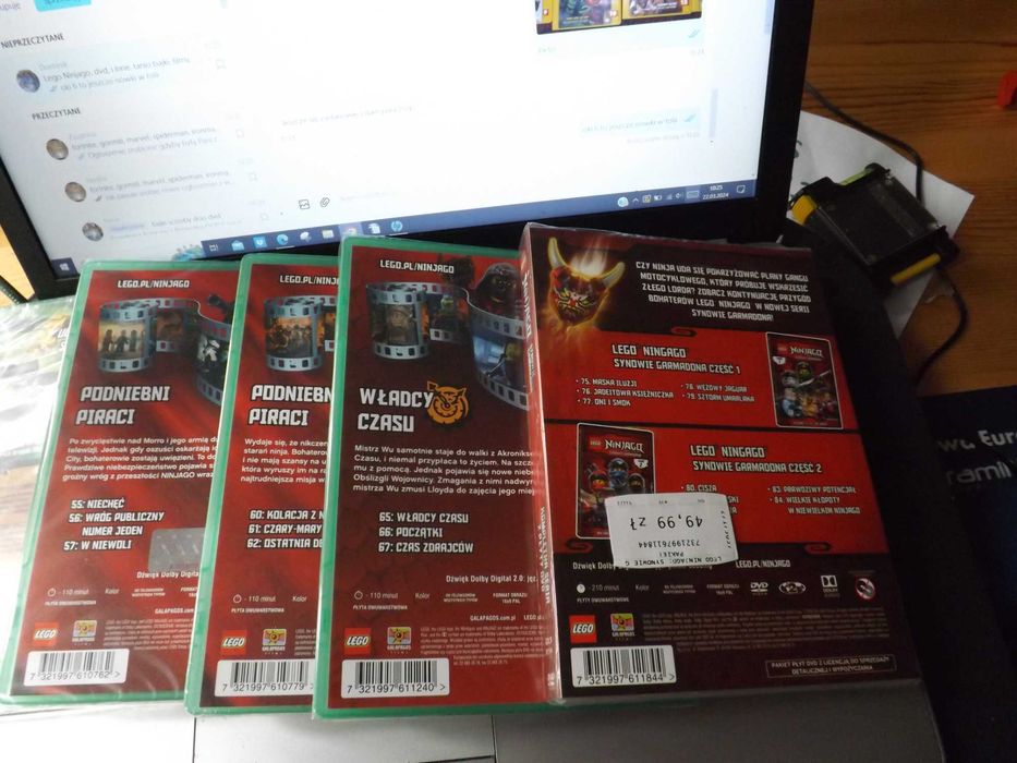 未来の選択 DVD SET1,2 Zestaw 12 x KARTY ULTRA lego NINJAGO seria 8 CRYSTALIZED Poznań