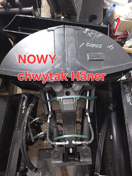 Chwytak dwuszczękowy HÄNER HZSG450E minikoparki 4-7t niemiecki oryginał okazja