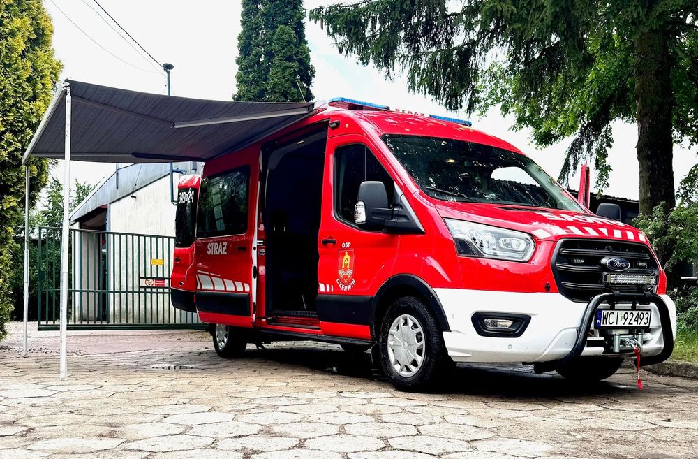 Ford Transit Strażacki Pożarniczy Straż - Strażak SAM Ciechanów