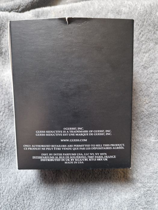 Perfumy męskie guess seductive noir