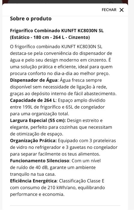 Frigorifico combinado