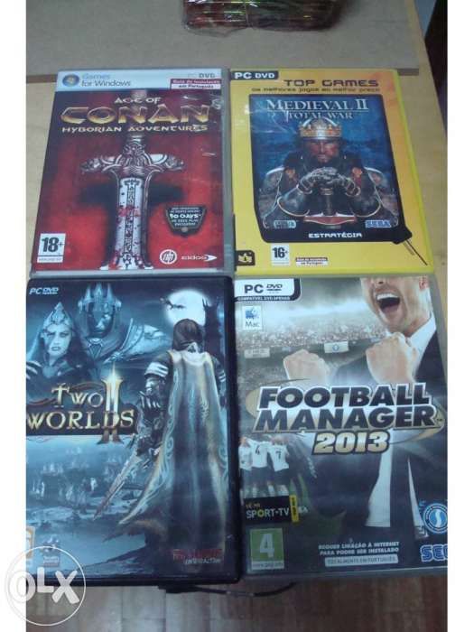 Lote 12jogos pc originais