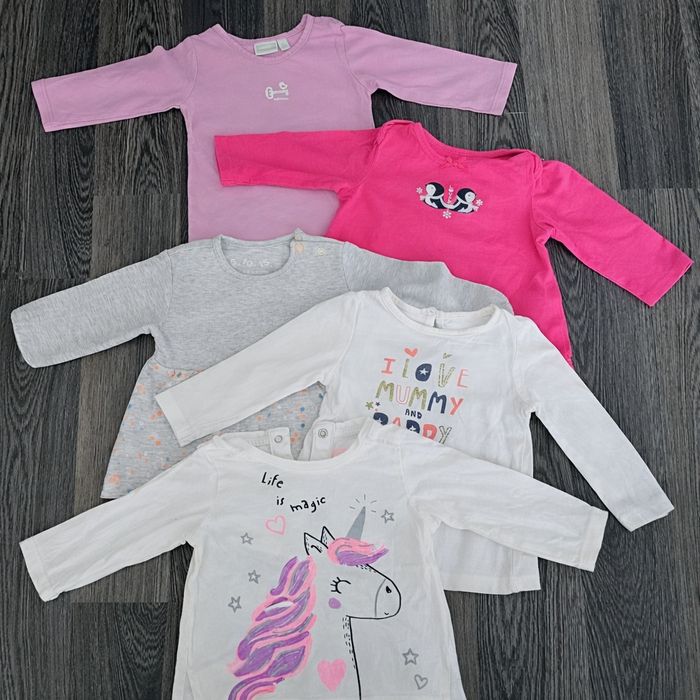 Zeataw koszulek z długim rękawem rozmiar 62 Cool Club Mexx i inne