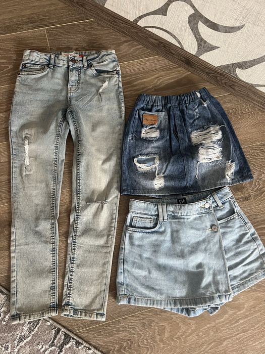 Джинсові речі на дівчинку