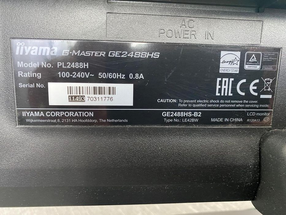 Monitor iiyama G-MASTER GE2488HS-B2