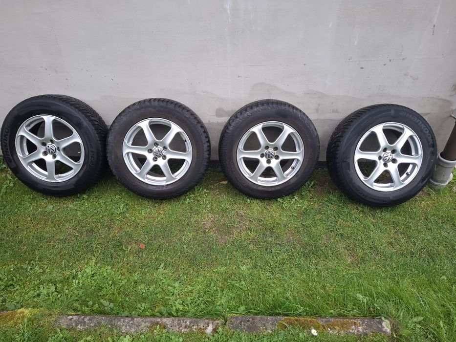 Alu z oponami zimowymi golf 4