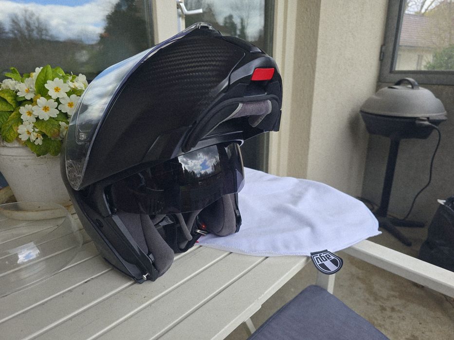 Kask AGV SPORTMODULAR CARBON szczękowy Otwierany kask rozmiar S tanio