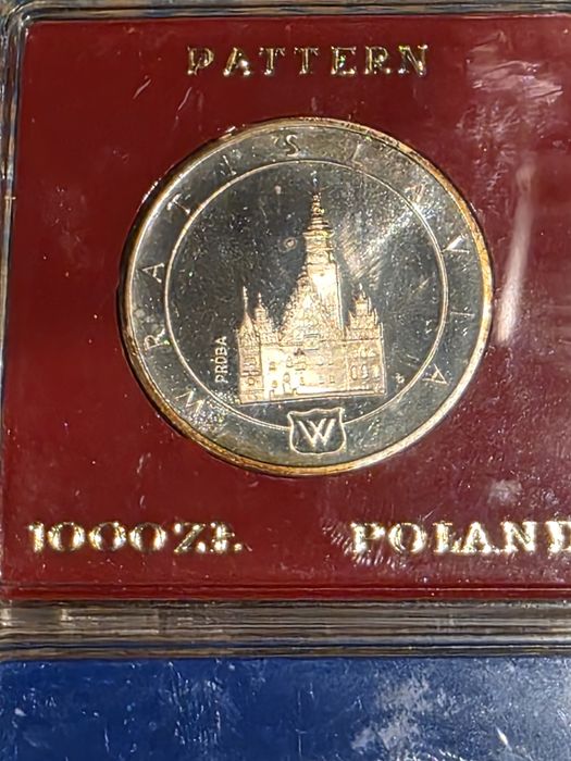 Monety kolekcjonerskie jedna próba.