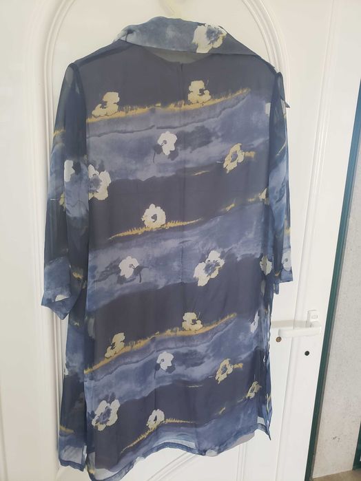 Conjunto Floral de Tunica e vestido de cerimonia