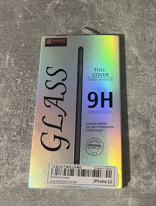 etui iphone 12_5szt._szkło ze świecącą ramką GRATIS