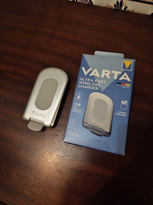 Carregador Sem Fios Varta 15W Ultra Fast