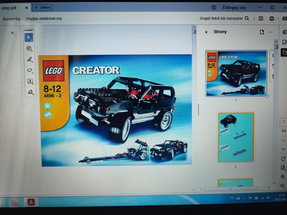 LEGO Creator 3 w 1 4896