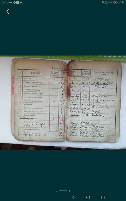 Dokumenty polskie stare Uniwer. Warszaw. Zamienię