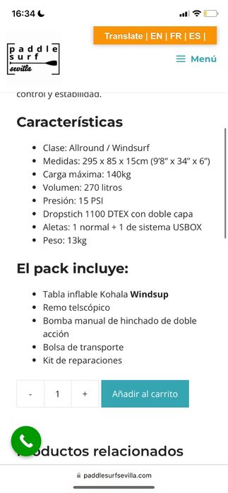 Prancha Padle SUP (windsup)