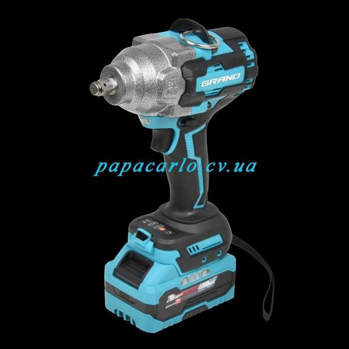 Акумуляторний гайковерт Grand АГ-1100UBL 1 або 2 АКБ та ЗП, кейс/короб