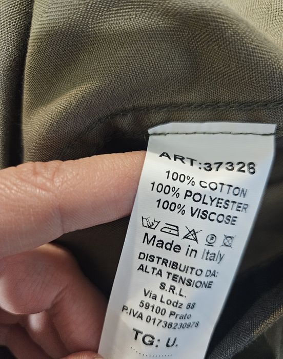 Khaki zielona kurtka Tensione In Italy
